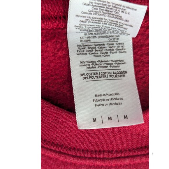 Gildan Heavy Blend Seattle Washington Crewneck Sweatshirt Red Men’s M EUC - Picture 6 of 6